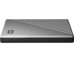 WD My Passport Portable SSD 2TB – Externes Laufwerk, USB-C, 540 MB/s, Passwortgeschützt, Stoßfest