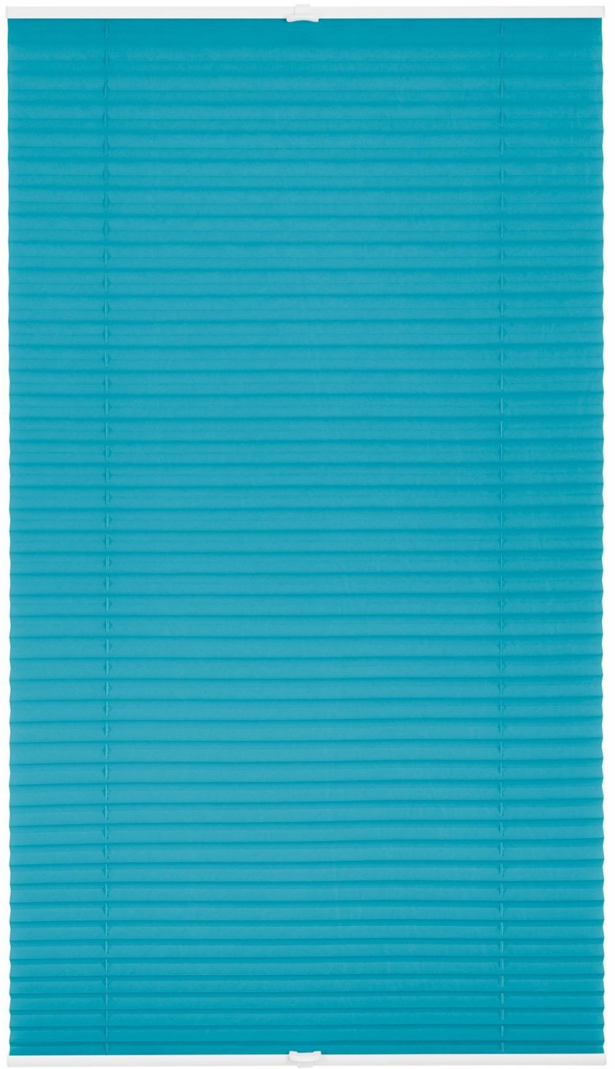 Lichtblick Plissee-Klemmfix Crush-Optics (80 x 210 cm) Sky Blue