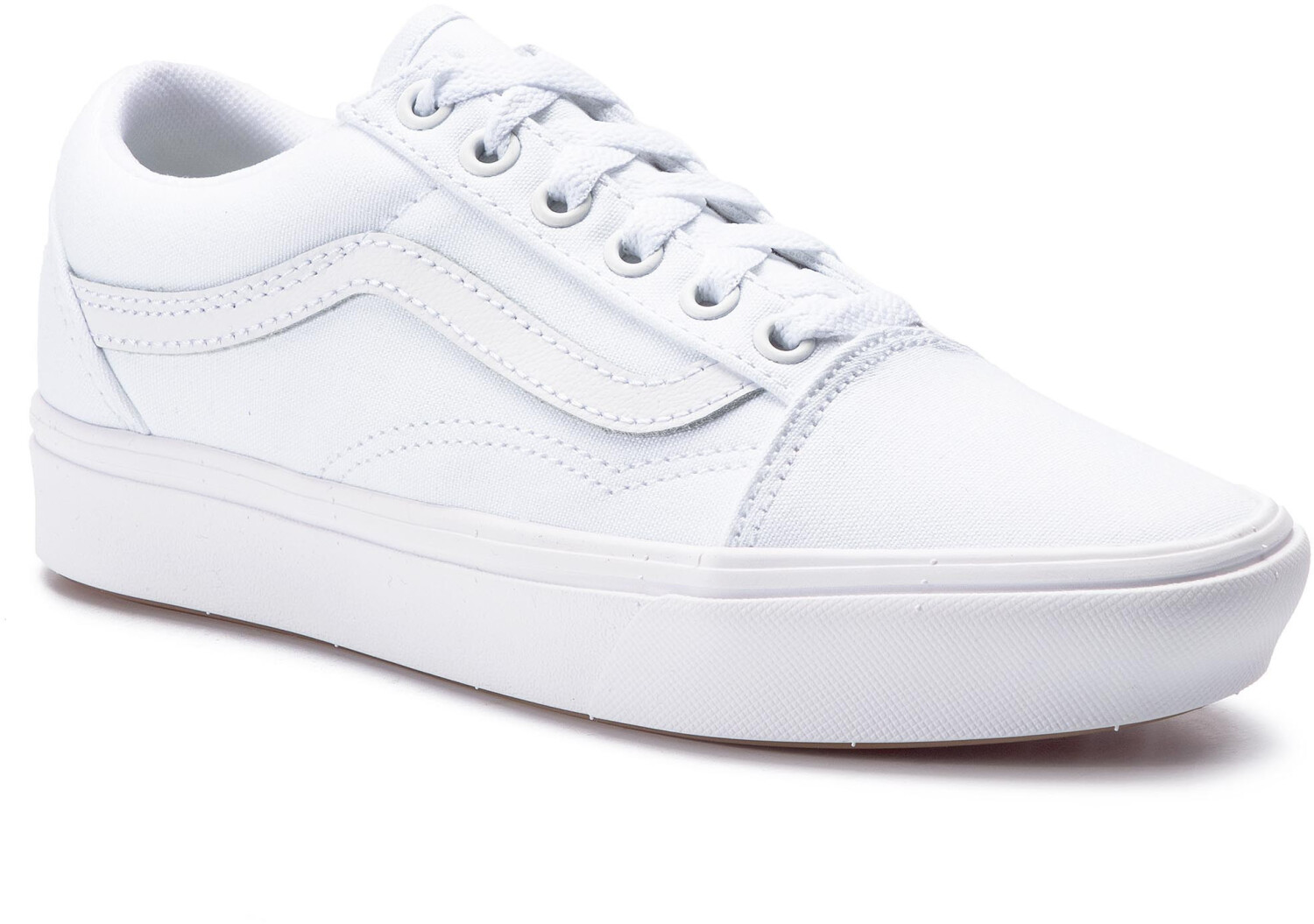 Vans old skool white on sale comfycush