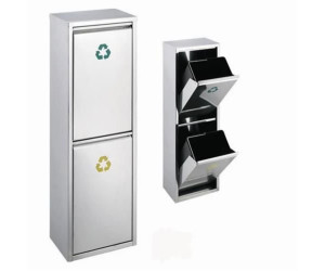 Svita Edelstahl Abfallsammler Vertikal 2x15l Ab 74 90