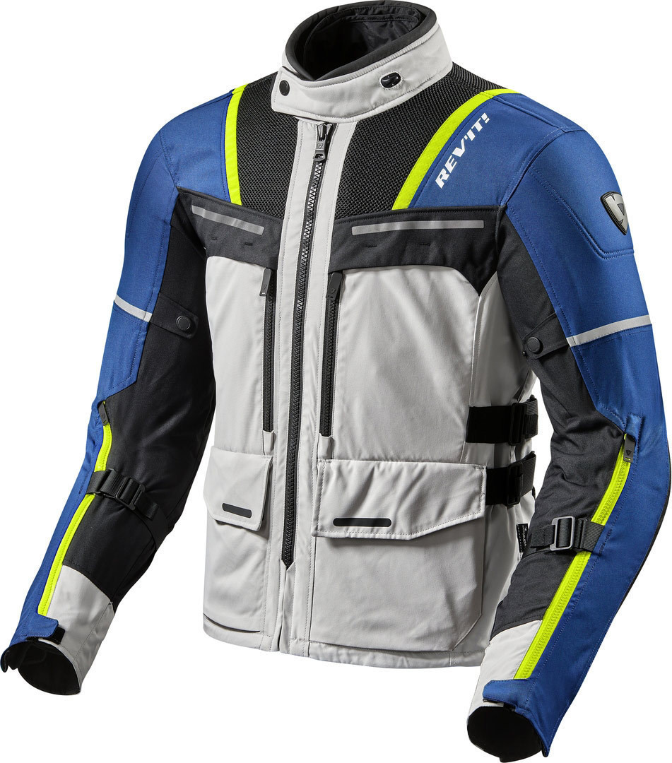 REV'IT! Blouson Offtrack argent/bleu