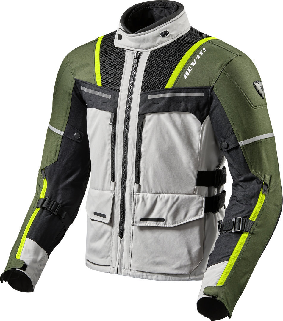 REV'IT! Blouson Offtrack argent/vert