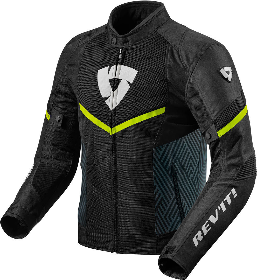 REV'IT! Blouson Arc Air noir/jaune