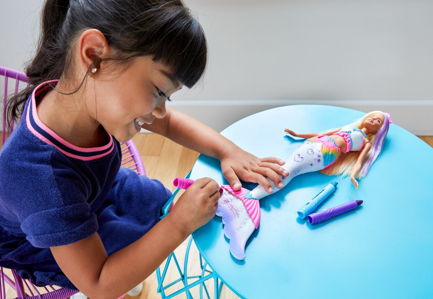 Barbie dreamtopia color magic mermaid doll 2025