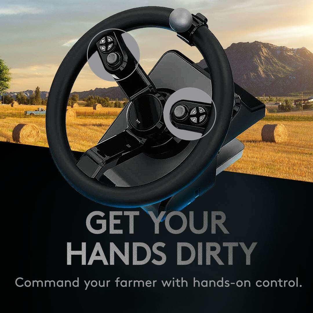 PC - Saitek Lenkrad / Steering Wheel für Landwirtschaft / Farm Sim  [MadCatz] (ohne Seitenkonsole) (gebraucht)