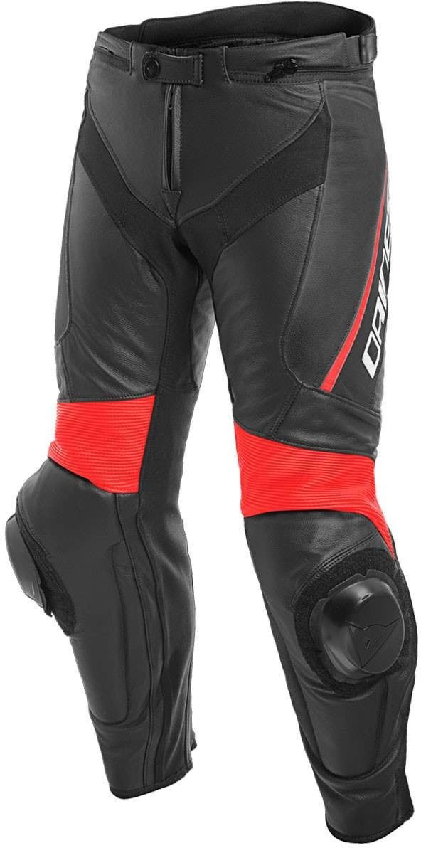 Dainese Pantalon DELTA 3 Lady noir/rouge fluo