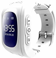 Inkasus Montre Bluetooth traceur GPS blanc