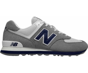 new balance 574 core plus gunmetal with navy