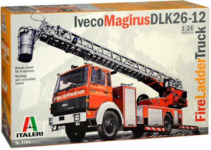 Italeri Iveco Magirus DLK 26-12 Fire Ladder Truck (3784)
