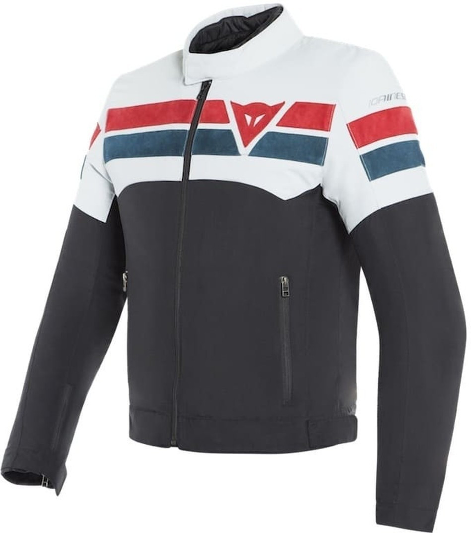 Dainese Blouson 8-Track Textile noir/blanc/rouge
