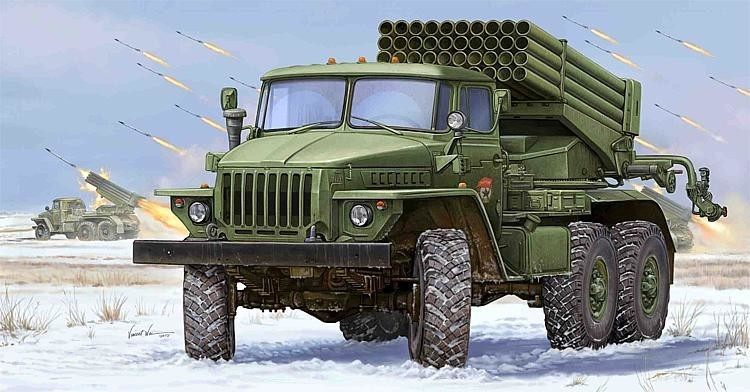 Trumpeter BM-21 hail MRL, early version (751013)