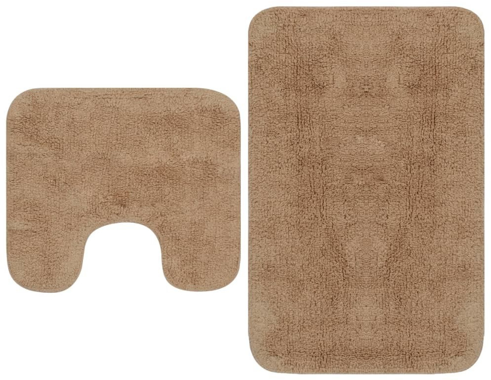 VidaXL Bath Mats Set 2 pcs. textile (133231)