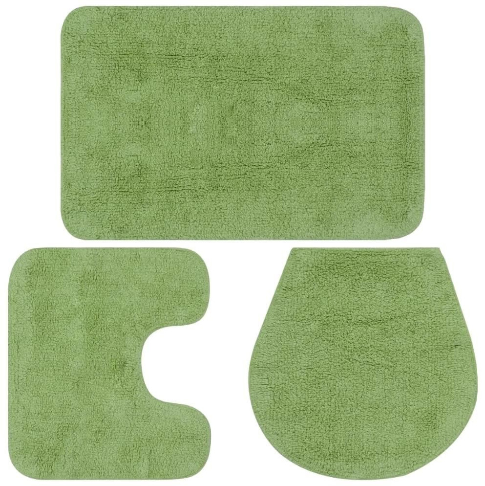 VidaXL Bath Mats Set 3 pcs. textile (133225)