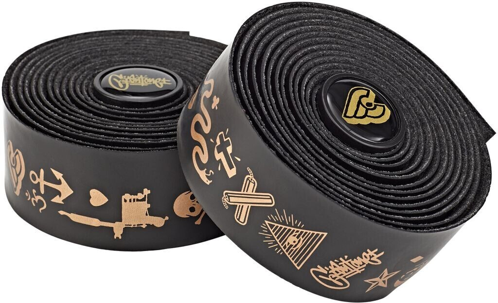 Cinelli Mike Giant Velvet Ribbon (black, gold)