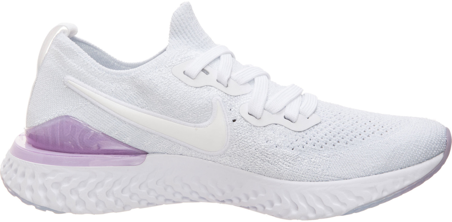 nike epic react flyknit 2 white pink foam