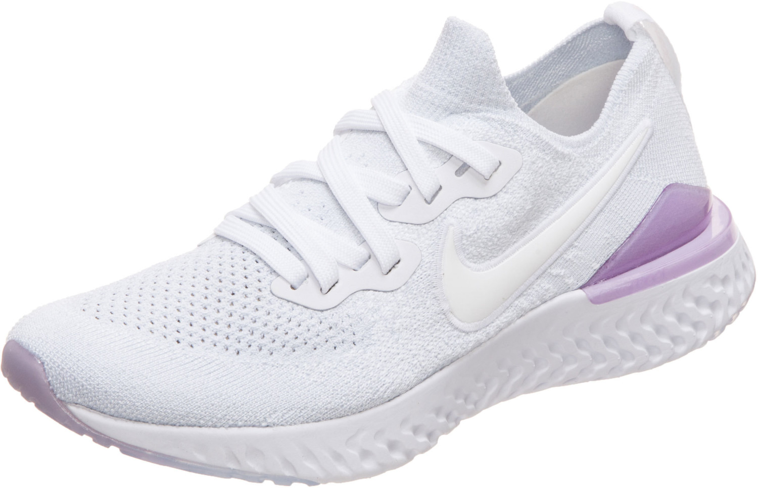 nike epic react flyknit 2 white pink foam
