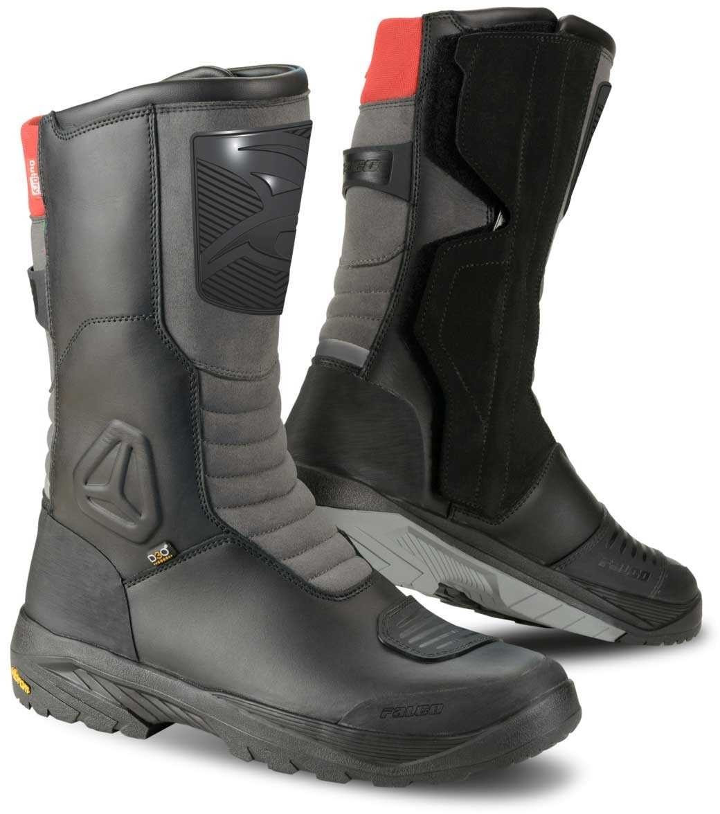Falco Bottes Tourance noir/gris/rouge