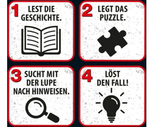 Kosmos Krimi-Puzzle: Die DREI ??? Bambini - Vorsicht, Glibberfalle! Gioco Detectives Per Bambini 7+