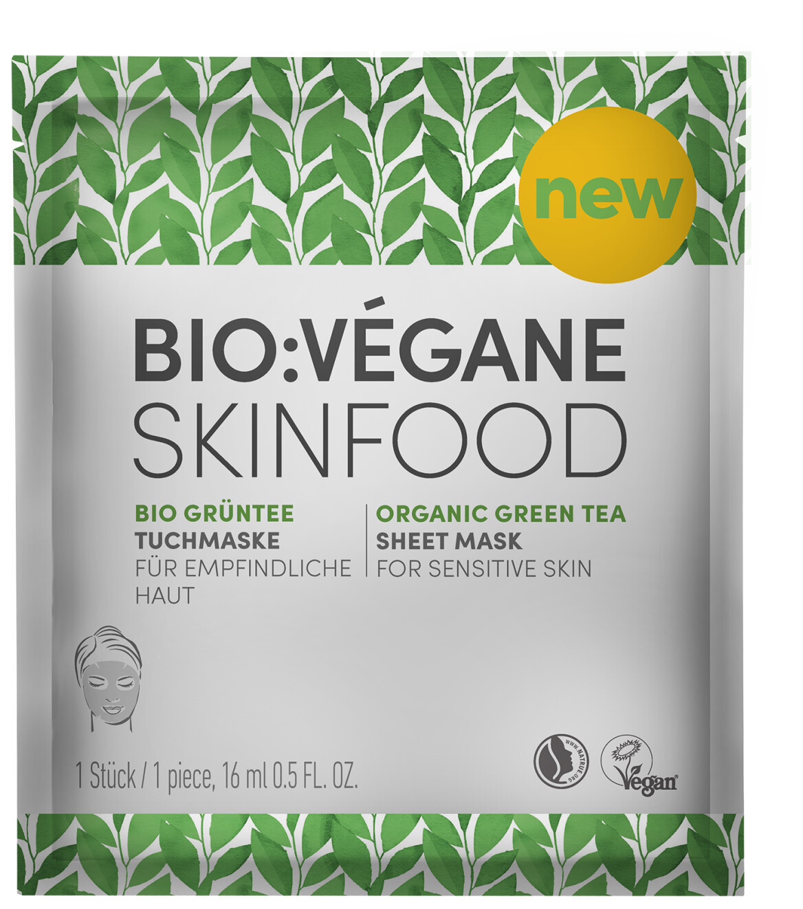 Bio:Végane Cloth Mask Skinfood Green Tea