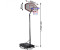 Deuba mobile basketball hoop with rolls - adjustable basket height 205 - max. 305cm