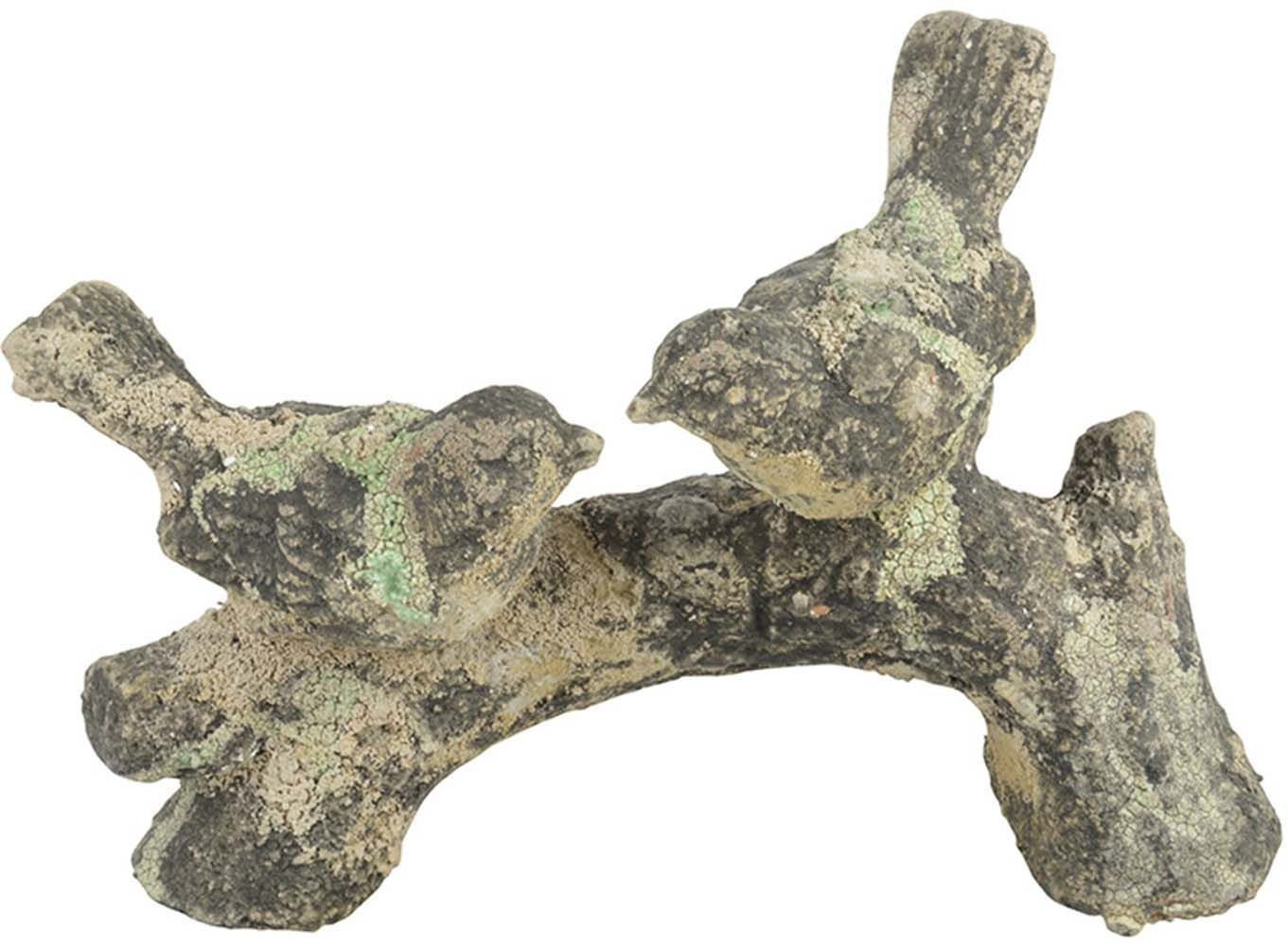 Esschert Aged Ceramic Collection - Oiseaux sur branche déco mousse taille S