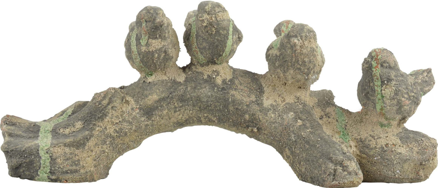 Esschert Aged Ceramic Collection - Oiseaux sur branche déco mousse taille L
