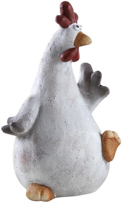 Aubry Gaspard Poule en résine