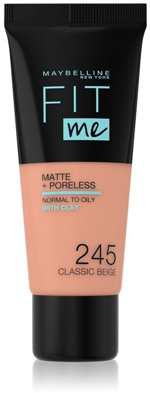 Photos - Foundation & Concealer Maybelline Fit me! Matte + Poreless Make-up 245 Classic Beige ( 