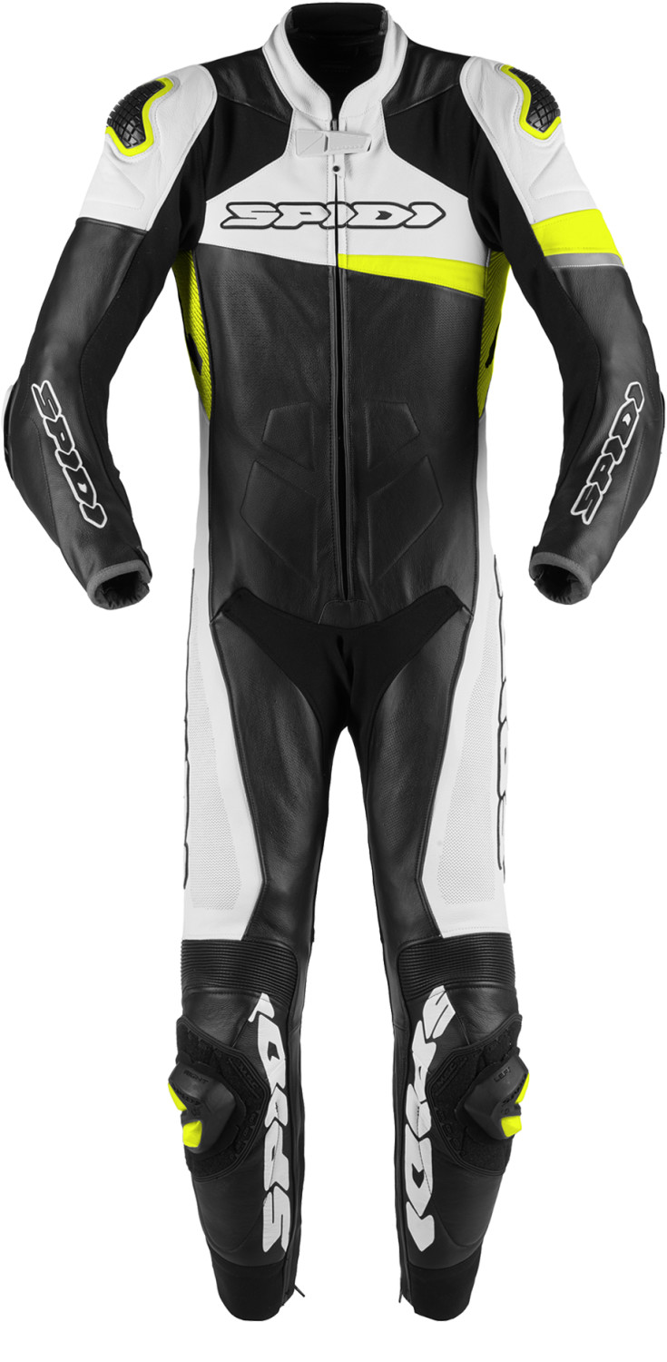 Spidi Combinaison Race Warrior Perforated noir/jaune fluo