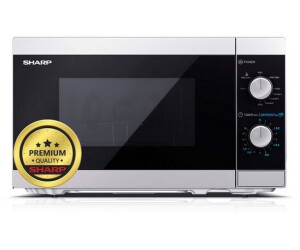 Micro-ondes Grill fonction 1000 W 20 L 5 niveaux Sharp yc-mg01es