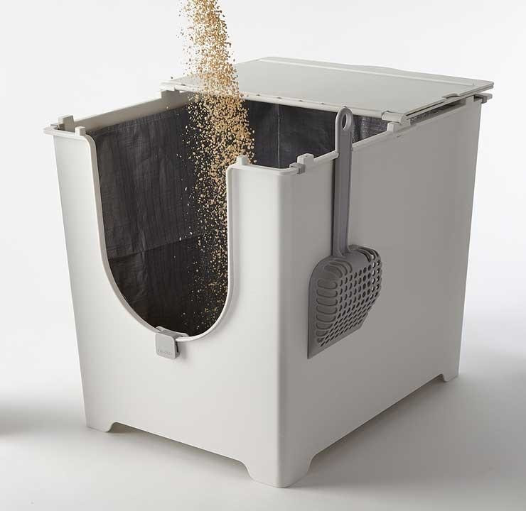Modkat Bac à litière pour chat White Modkat Bac à litière pour chat White