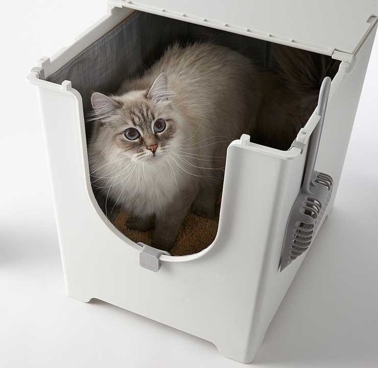 Modkat Bac à litière pour chat White Modkat Bac à litière pour chat White