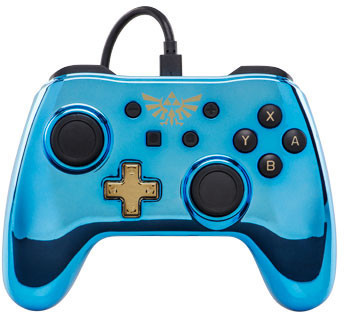 PowerA Nintendo Switch Wired Chrome Controller (The Legend of Zelda: Breath of the Wild)