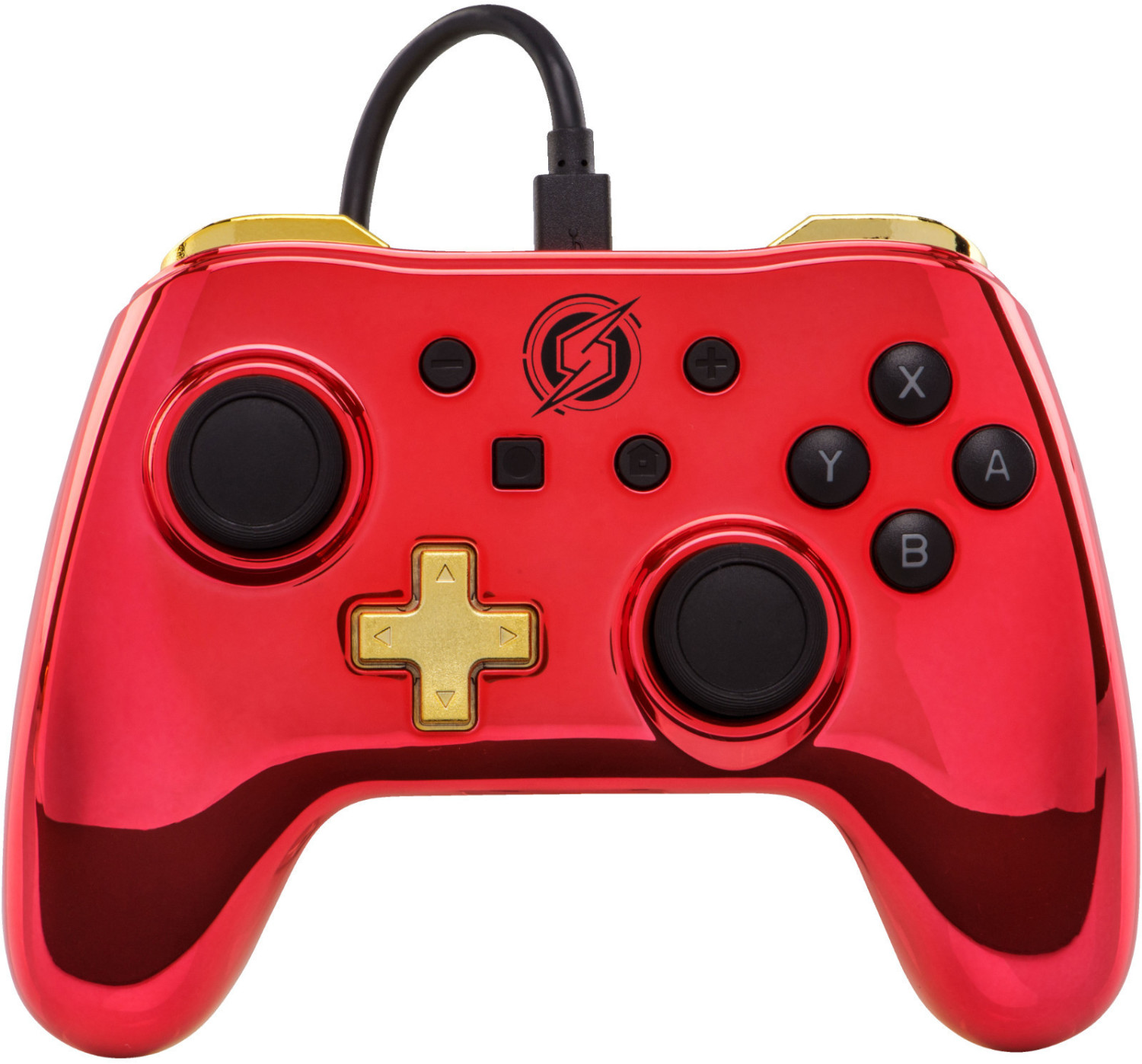 PowerA Nintendo Switch Wired Chrome Controller (Metroid Samus Aran)