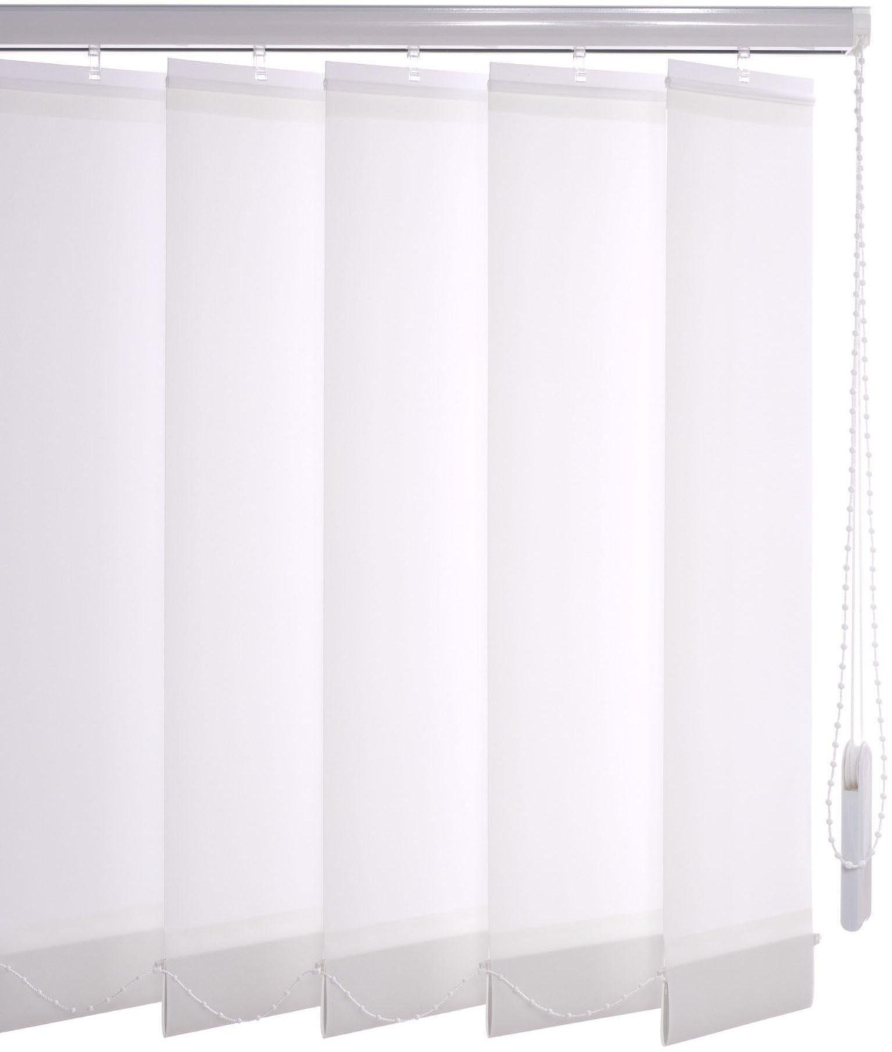 Liedeco Lamellenvorhang-Vertikalanlage 127mm | € Weiß (180 bei 150cm) ab 89,95 Preisvergleich x