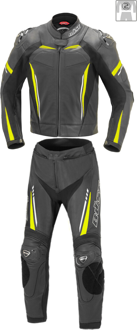 Büse Imola Suit (2.p) Black/Yellow