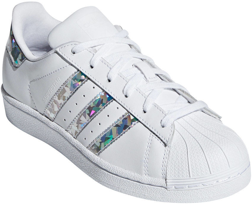 Adidas superstar white and gold junior top