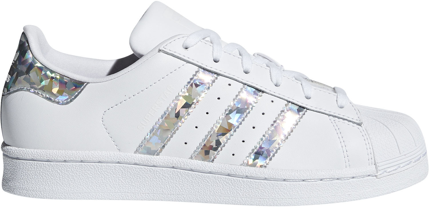 Buy Adidas Superstar Junior Ftwr White Ftwr White Glitter from