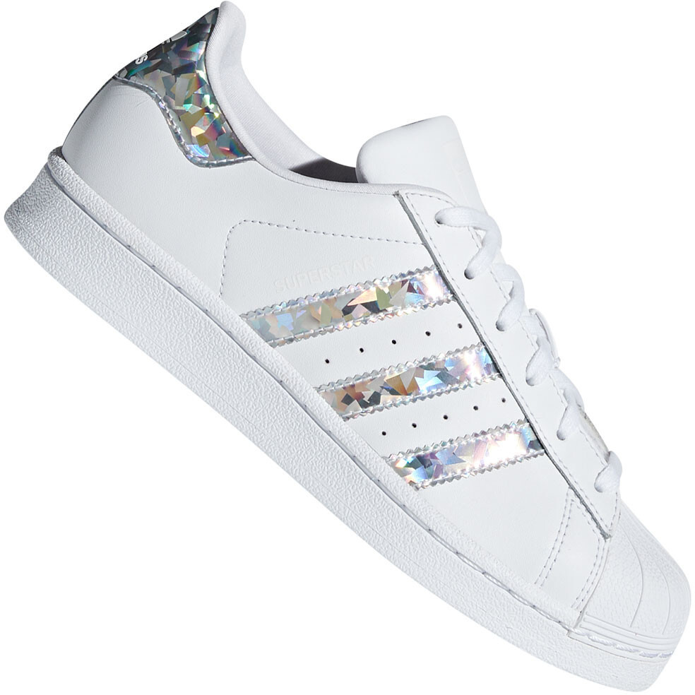 Adidas superstar classic white hologram iridescent cheap