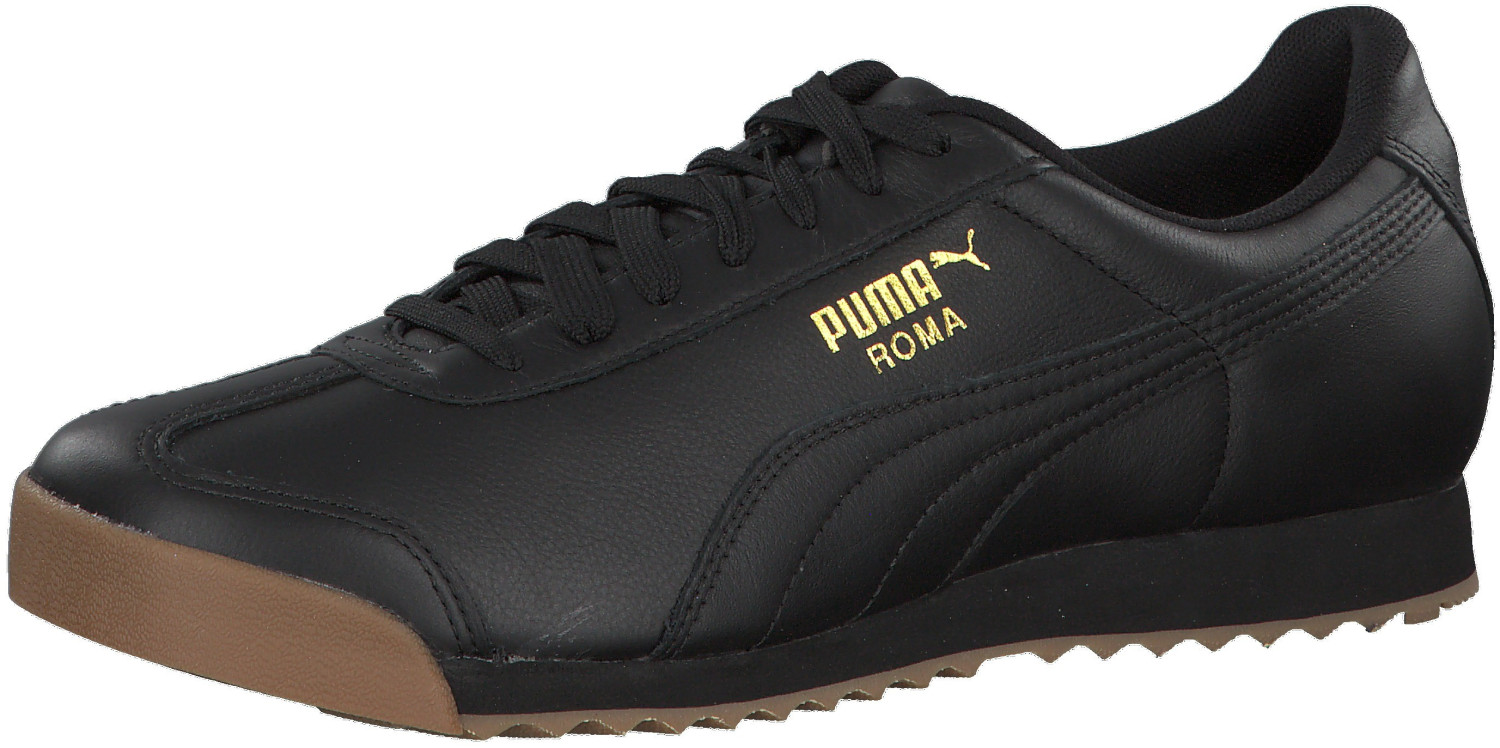 Black puma roma sneakers deals
