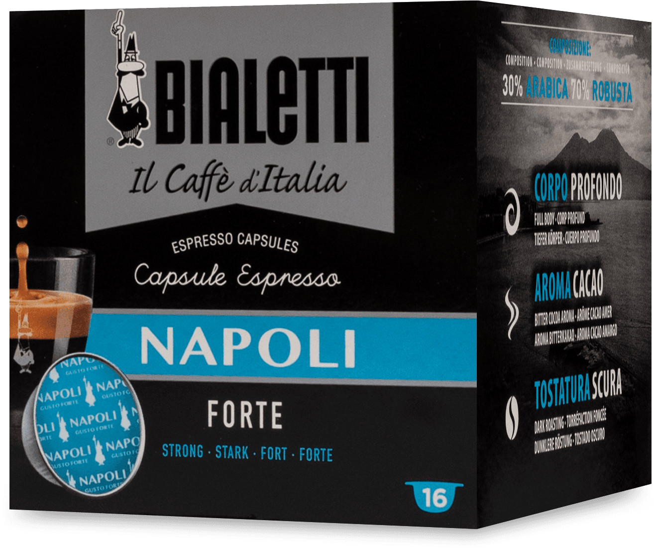 Bialetti Napoli (16 capsule espresso) a € 3,90 (oggi)