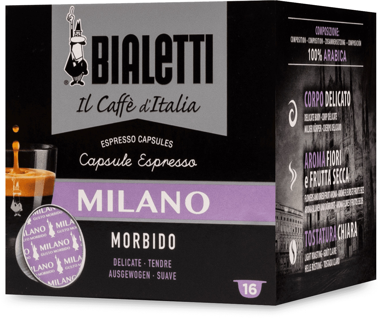 Bialetti Milano (16 capsule espresso) a € 5,90 (oggi)