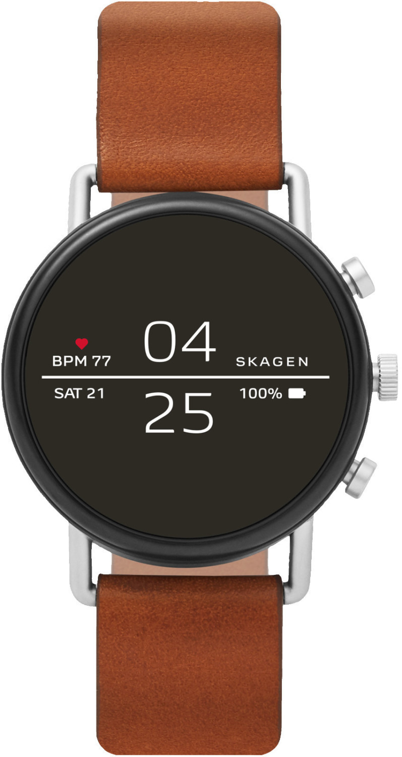 Skagen Falster 2 cuir marron