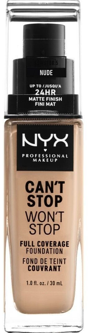 NYX Make-up Can't Stop Won't Stop 24-Hour Foundation 6.5 Nude (30ml)