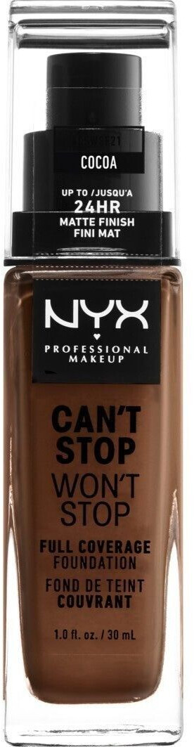 NYX Make-up Can't Stop Won't Stop 24-Hour Foundation 21 Cocoa  (30ml)