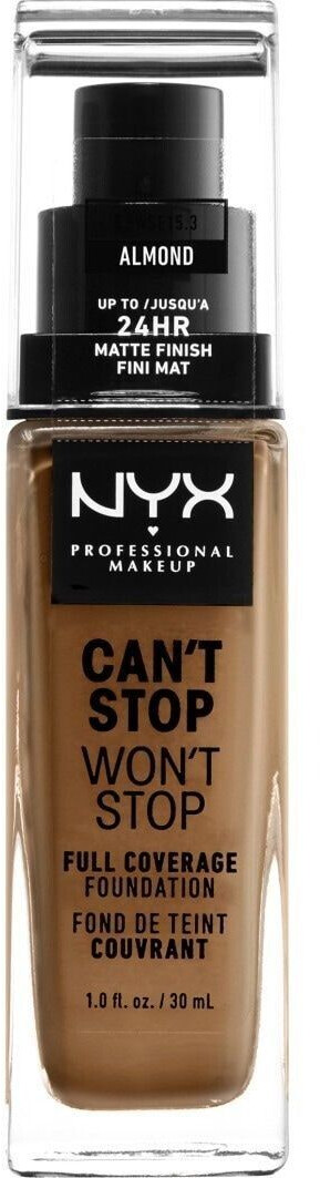 NYX Make-up Can't Stop Won't Stop 24-Hour Foundation 15.3 Almond (30ml)