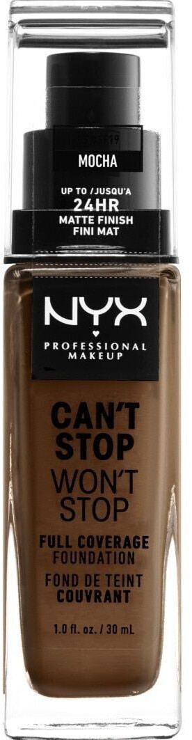 NYX Make-up Can't Stop Won't Stop 24-Hour Foundation 19 Mocha (30ml)