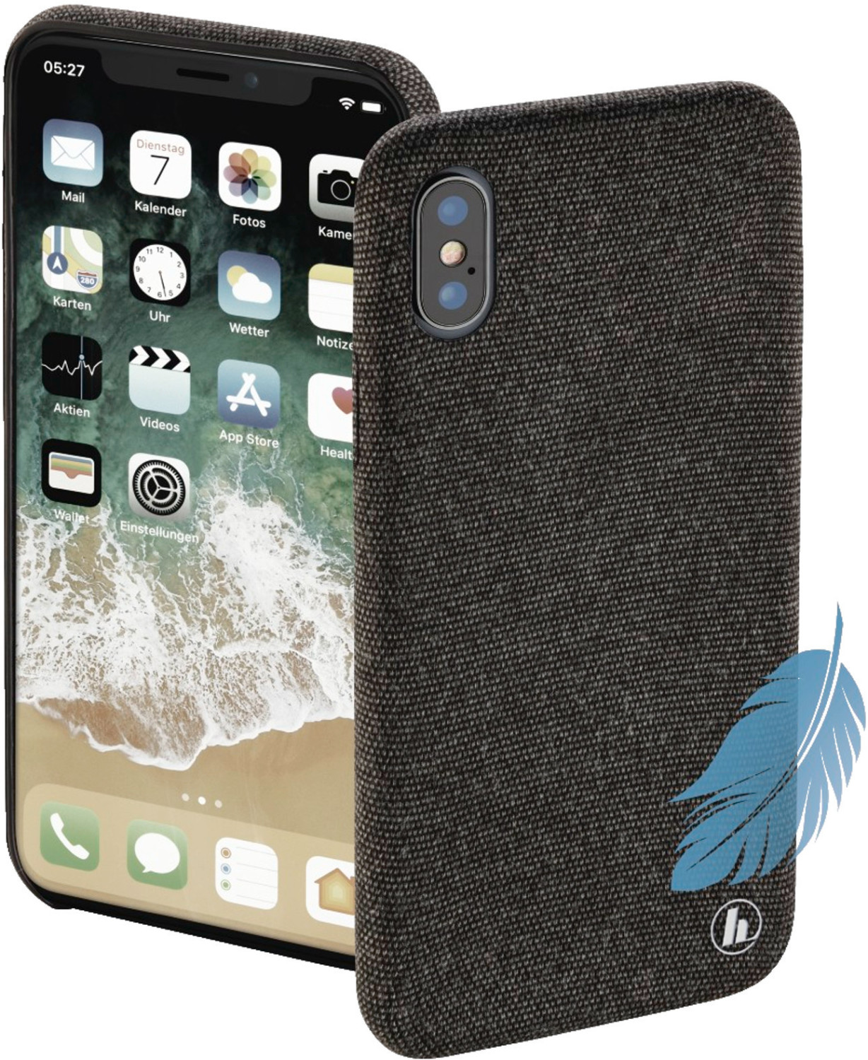 Hama Backcover Cozy (iPhone Xs Max) black
