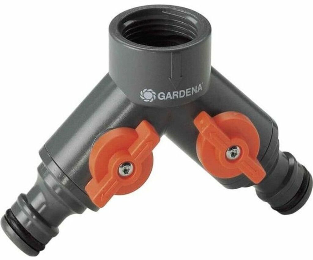 Gardena Sélecteur d'arrosage sur 2 circuits filetage 33,3 mm