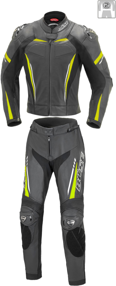 Büse Imola Lady Suit (2.p) Black/Yellow